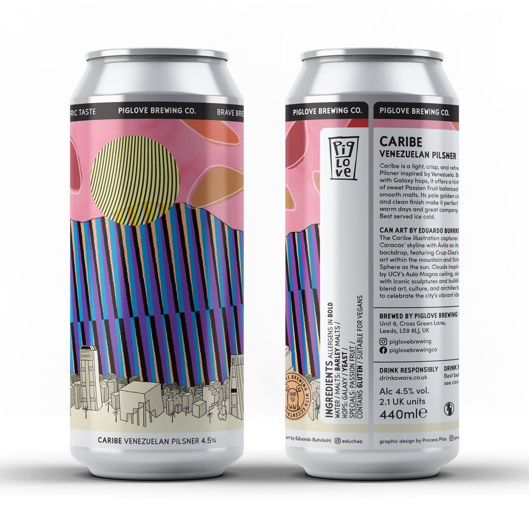 Caribe - Venezuelan Pilsner - 4.5% (12x440ml)
