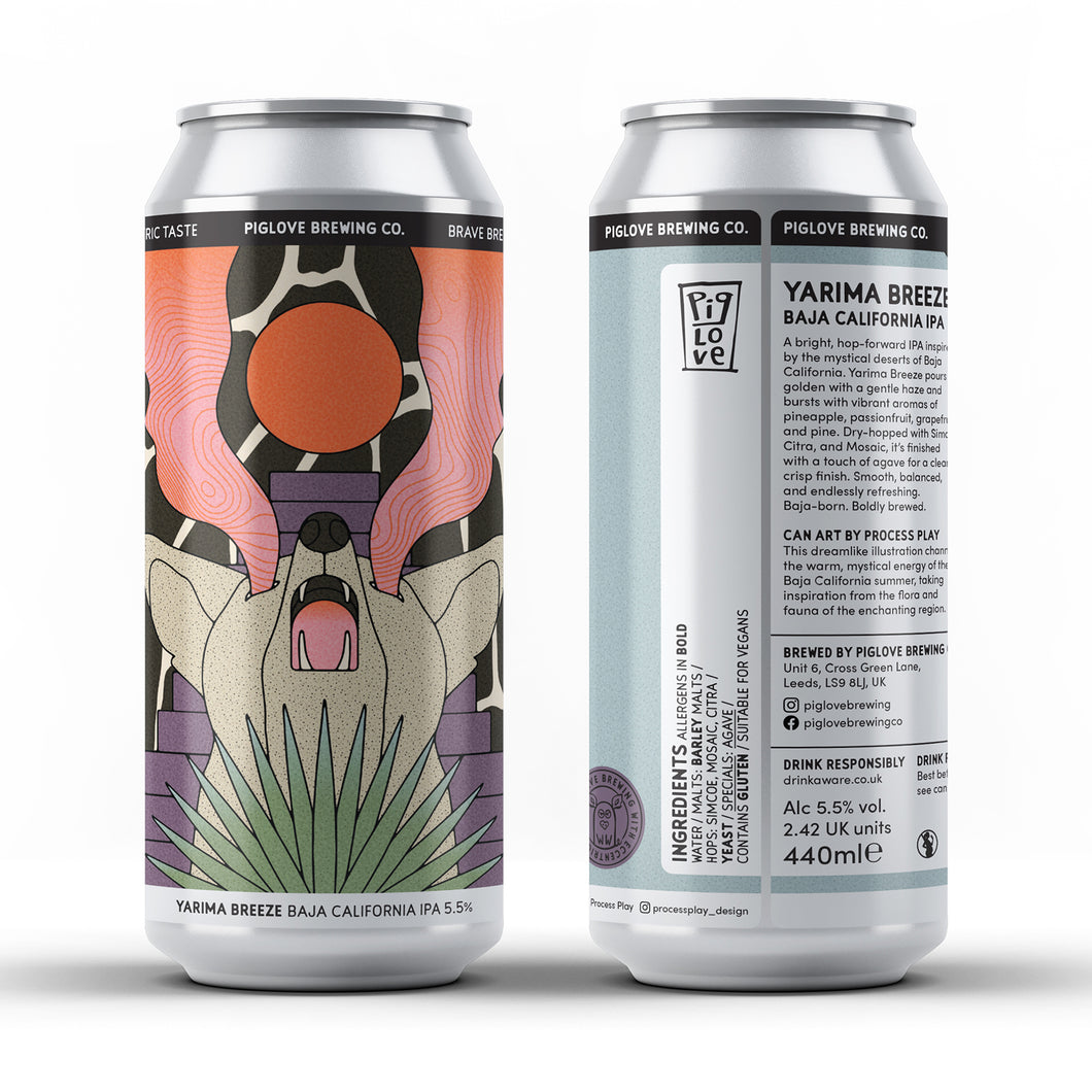 Yarima Breeze - Baja California IPA - 5.5% (12x440ml)