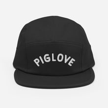 Load image into Gallery viewer, Piglove Black - Five Panel Cap (Merch)
