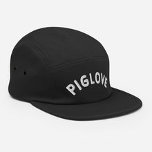 Load image into Gallery viewer, Piglove Black - Five Panel Cap (Merch)
