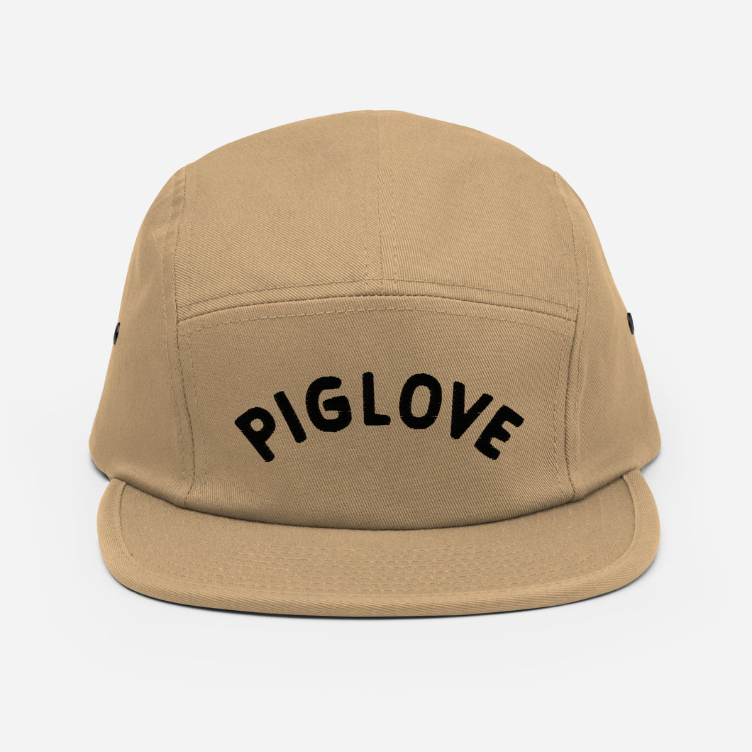 Piglove Khaki - Five Panel Cap (Merch)